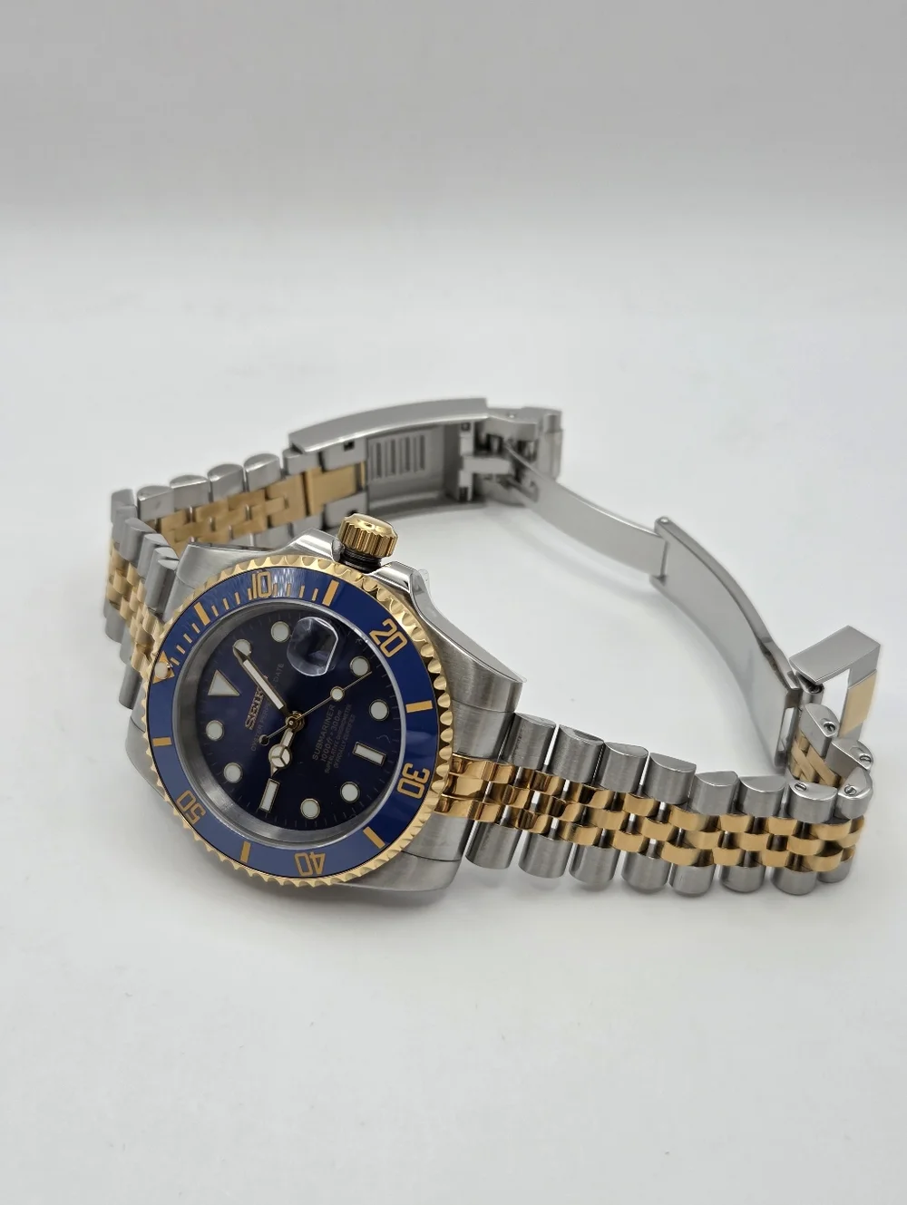 New 40mm Custom SeikoMod Automatic Dive Watch Bluesy